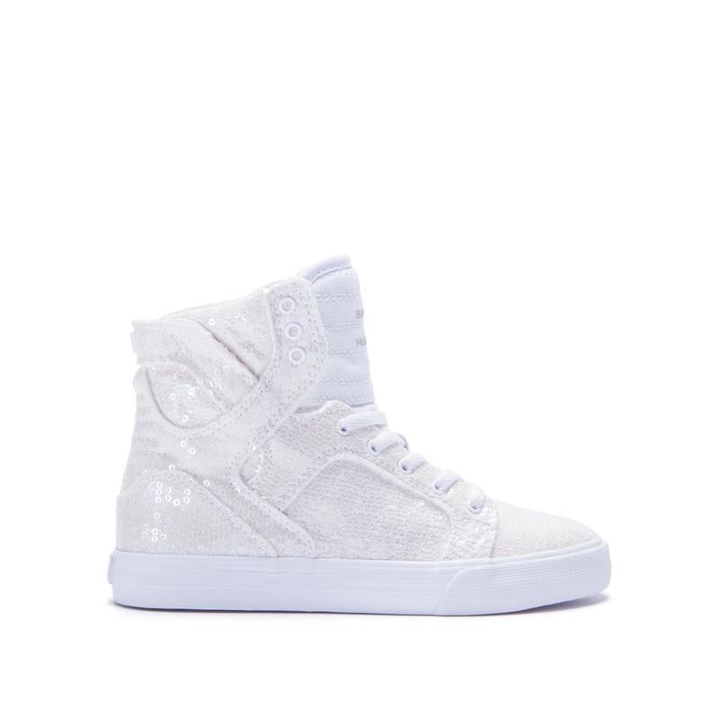 Supra SKYTOP - Çocuk Boğazlı Ayakkabı - Beyaz - Türkiye (50378RGET)